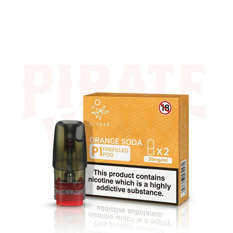 Orange Soda Elf Bar Mate P1 Prefilled Pods