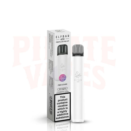 P&B Cloudd Elf Bar 600 Puffs 20mg Reusable Vape Kit