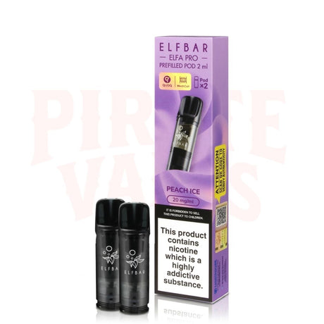 Peach Ice Elf Bar Elfa Pro Prefilled Pods