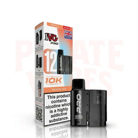 Peach Ice IVG Pro 12 Prefilled Pods