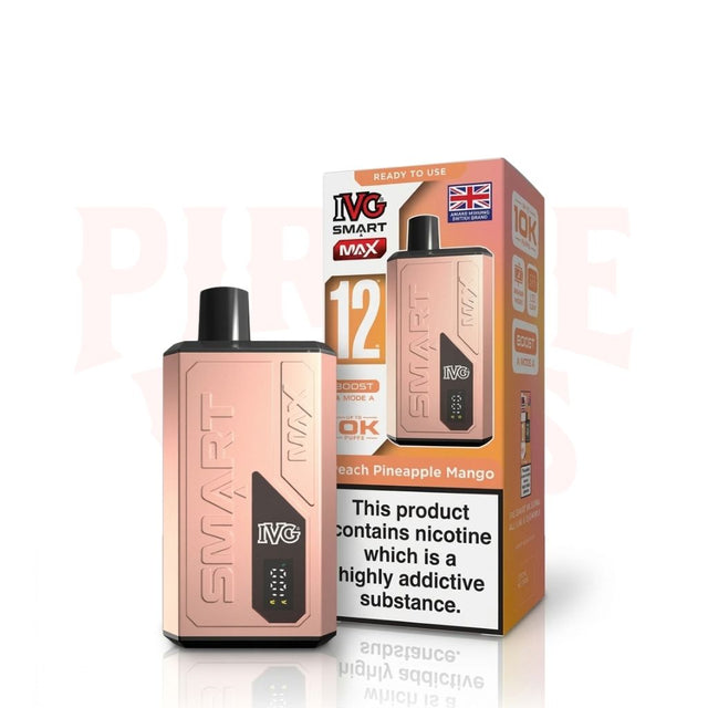 Peach Pineapple Mango IVG Smart Max 10K Vape Kit