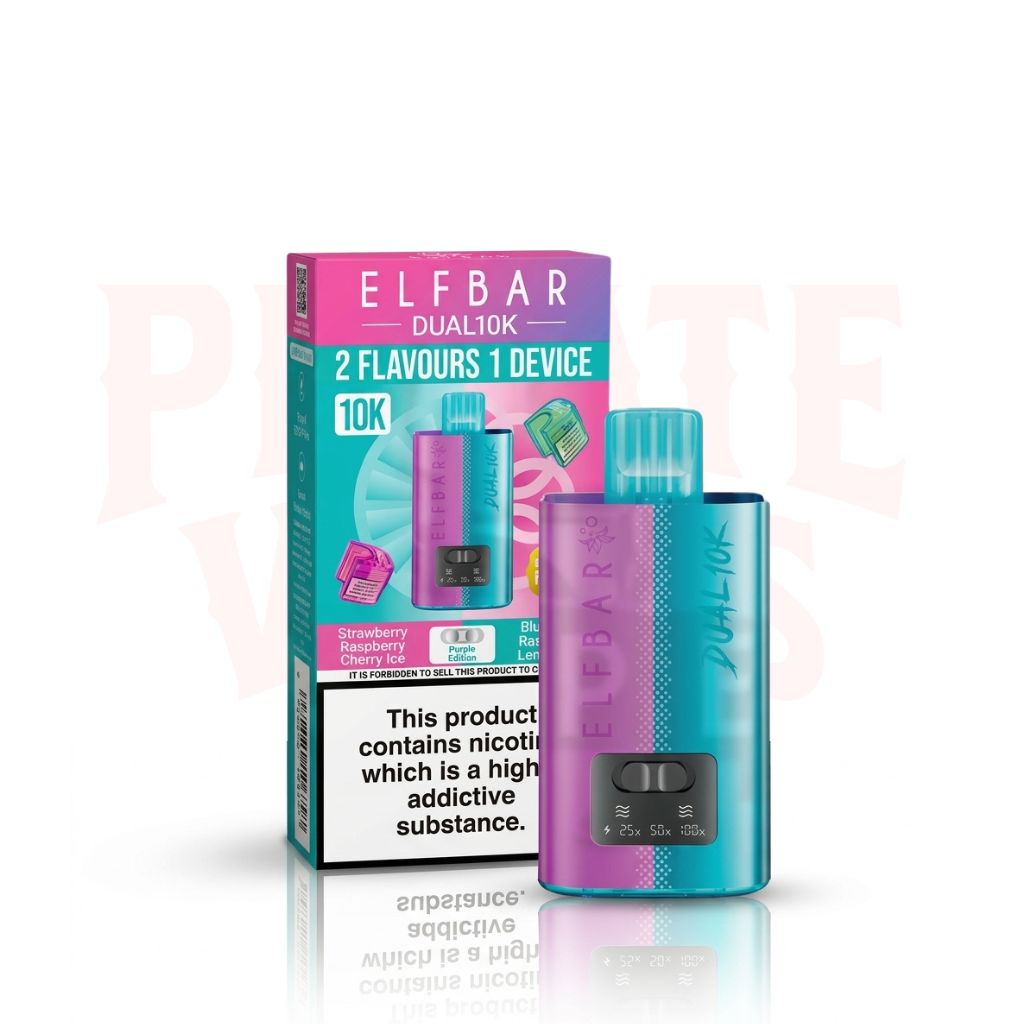 Purple Edition Elf Bar Dual 10K Puffs Prefilled Pod Kit