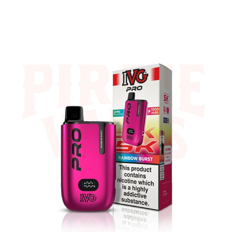 Rainbow Burst IVG Pro 5K Vape Kit