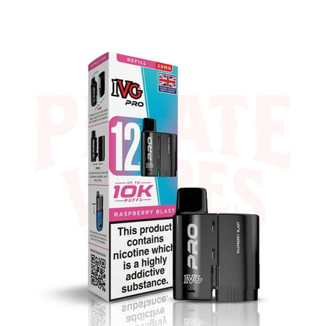 Raspberry Blast IVG Pro 12 Prefilled Pods