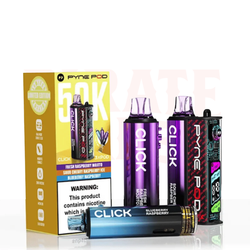 Raspberry Edition Pyne Pod Click 50K Vape Kit
