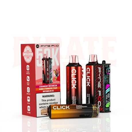 Red Edition Pyne Pod Click 50K Vape Kit