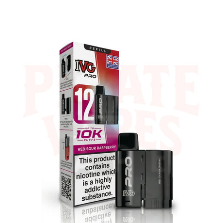 Red Sour Raspberry IVG Pro 12 Prefilled Pods