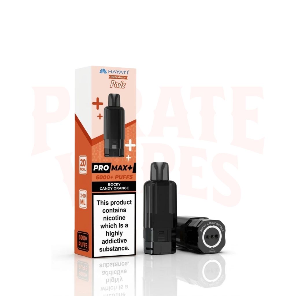 Rocky Candy Orange Hayati Pro Max Plus 6000 Refill Pods