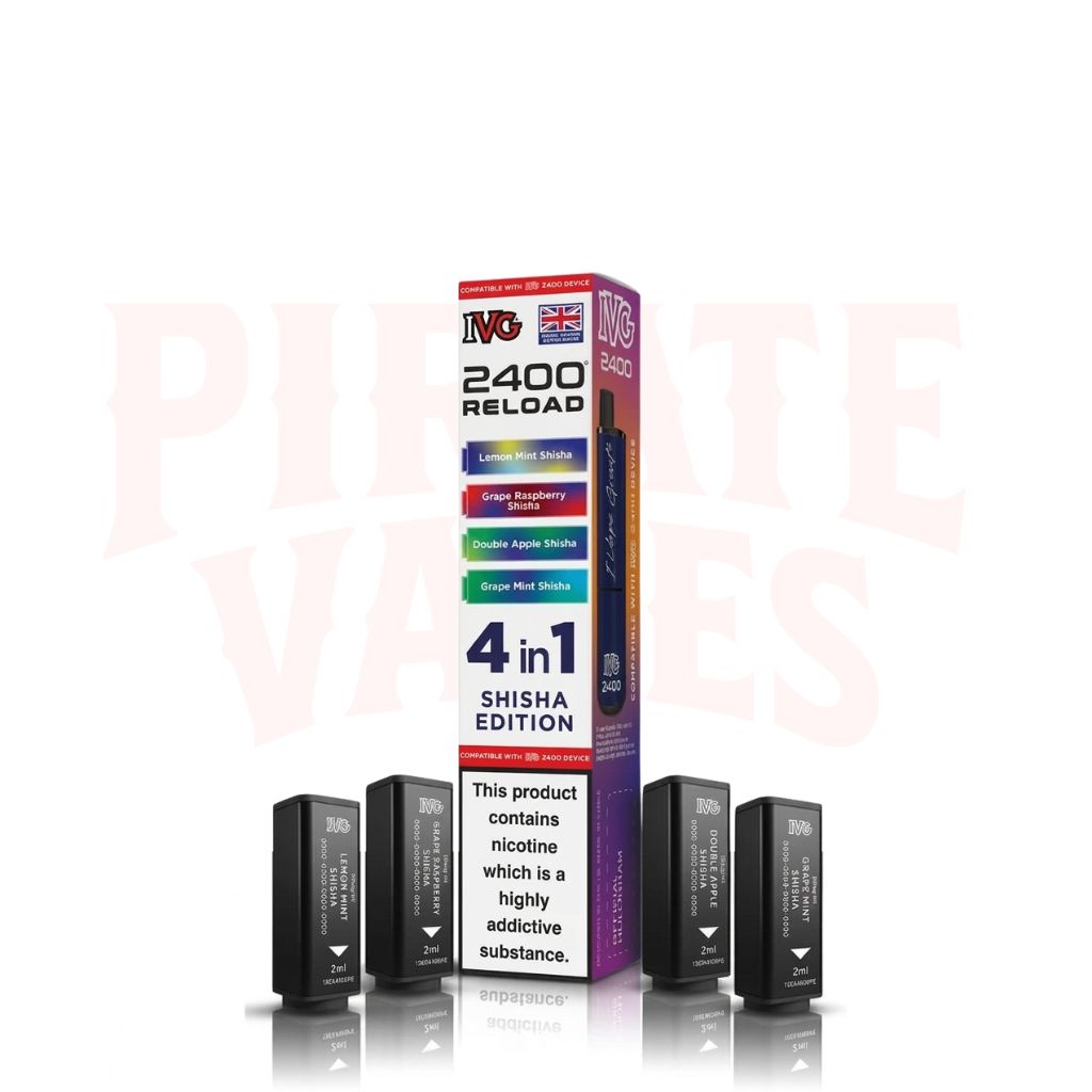 Shisha Edition IVG 2400 Reload 4-in-1 Prefilled Pods