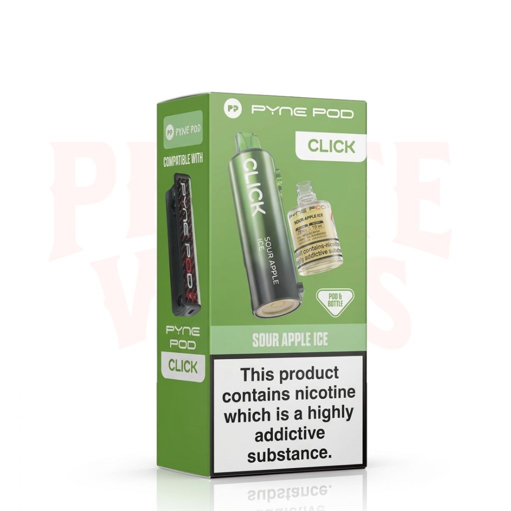 Sour Apple Ice Pyne Pod Click 10K Refill Pods