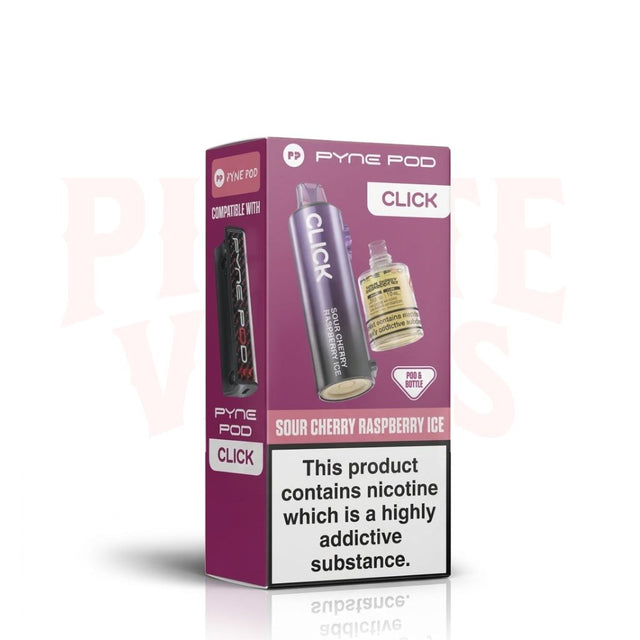Sour Cherry Raspberry Ice Pyne Pod Click 10K Refill Pods
