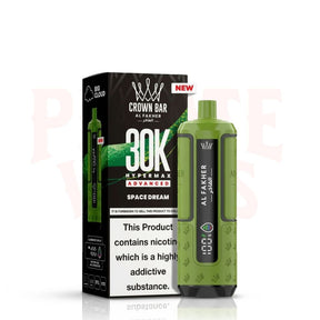 Space Dream Al Fakher Crown Bar 30K Puff Hypermax Vape Kit