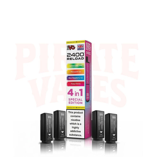 Special Edition IVG 2400 Reload 4-in-1 Prefilled Pods
