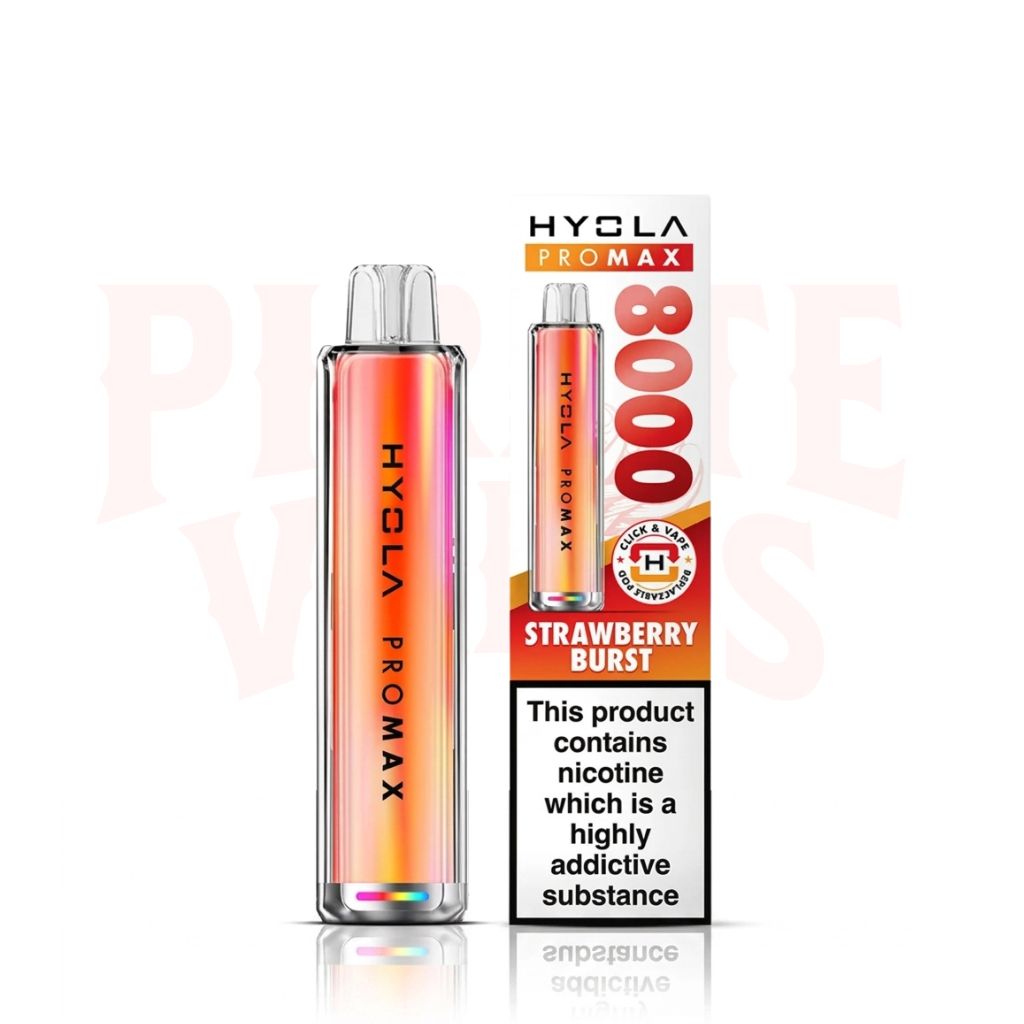 Strawberry Burst Hyola Pro Max 8000 Prefilled Pod Kit