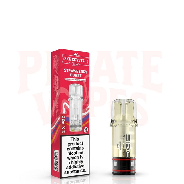 Strawberry Burst SKE Crystal Plus Pre-Filled Pods 