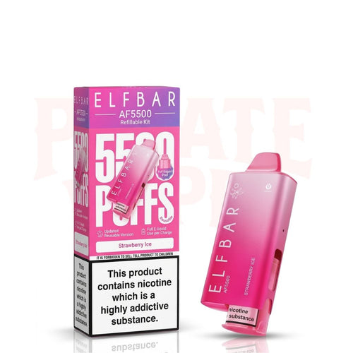 Strawberry Ice Elf Bar AF5500 Prefilled Pod Kit