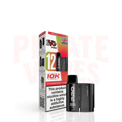 Strawberry Kiwi IVG Pro 12 Prefilled Pods