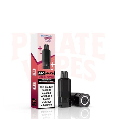 Strawberry Raspberry Cherry Hayati Pro Max Plus 6000 Refill Pods