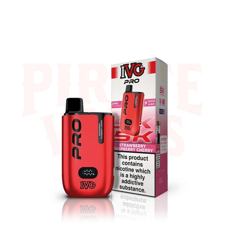Strawberry Raspberry Cherry IVG PRO 5K Vape Kit 