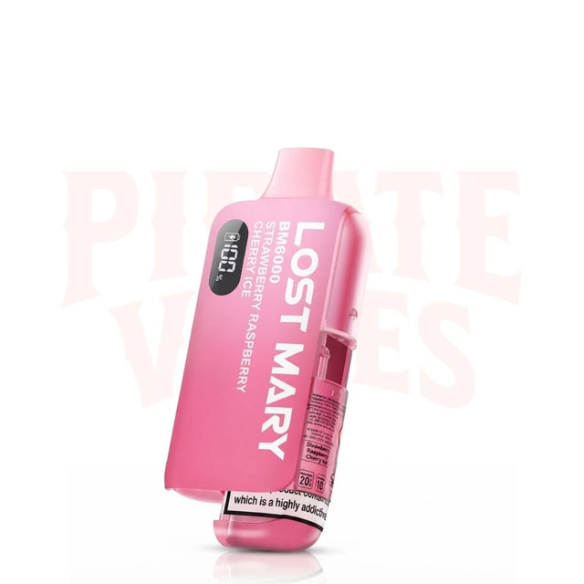 Strawberry Raspberry Cherry Ice Lost Mary BM6000 