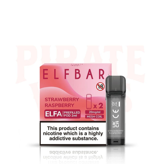 Strawberry Raspberry Elf Bar Elfa Pre-filled Pods