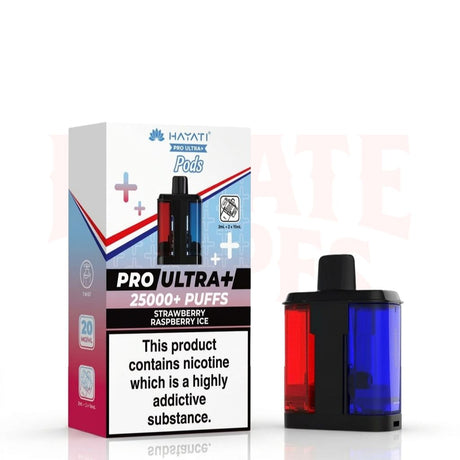 Strawberry Raspberry Ice Hayati Pro Ultra Plus 25000 Refill Pods