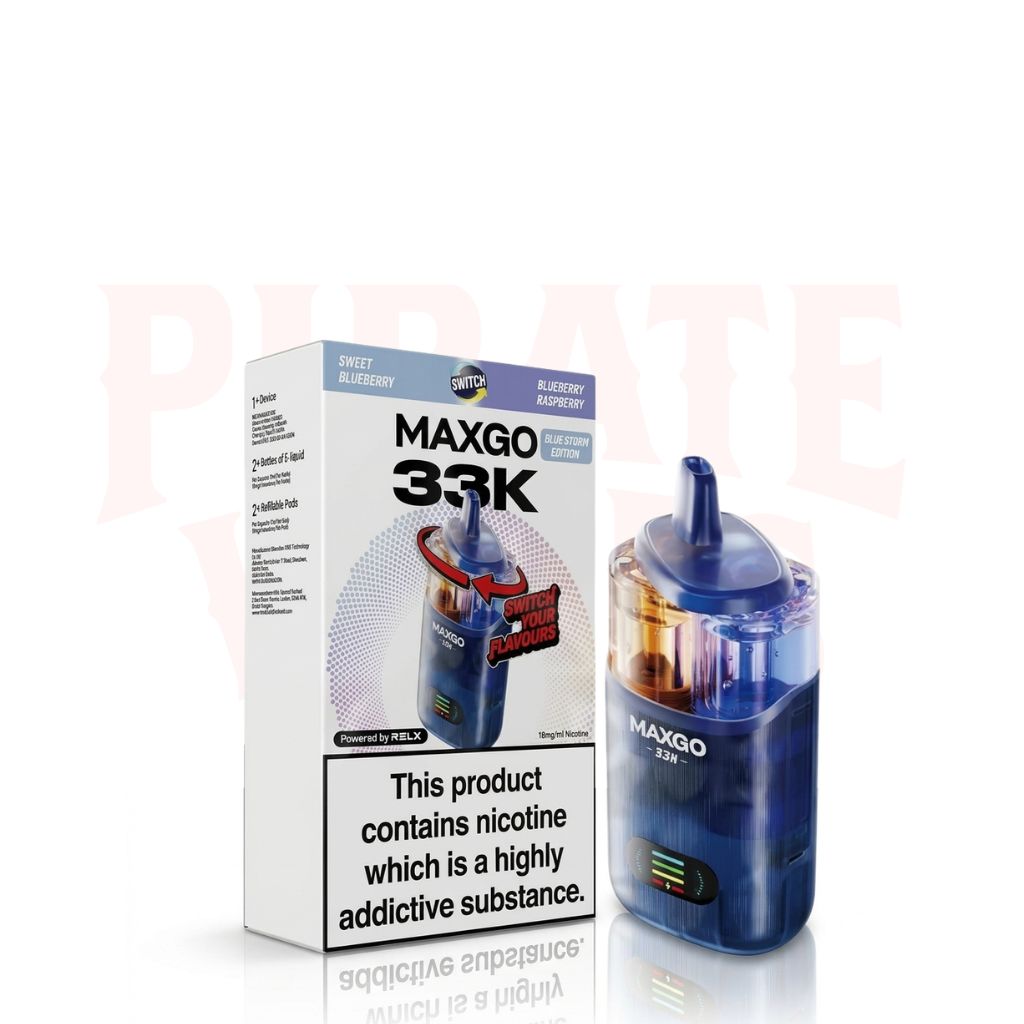 Sweet Blueberry / Blueberry Raspberry RELX MaxGo Combo 33K Puff Vape