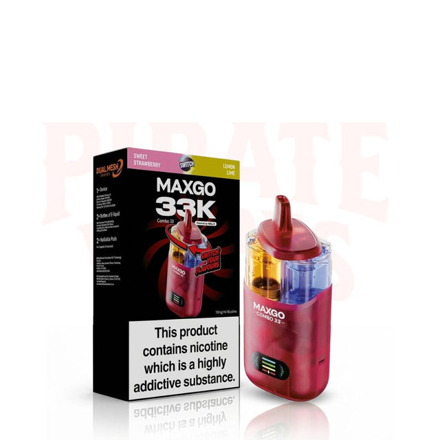 Sweet Strawberry / Lemon Lime RELX MaxGo Combo 33K Vape