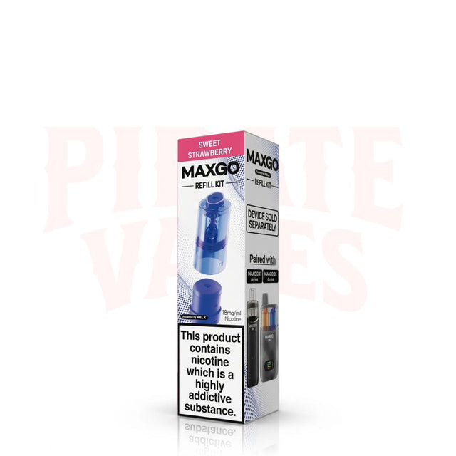 Sweet Strawberry RELX MaxGo 33K Replacement Pods