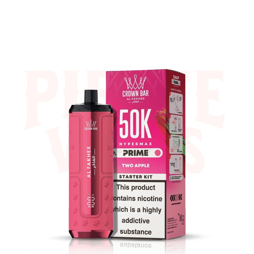 Two Apple Al Fakher Hypermax Prime 50K Prefilled Pod Kit
