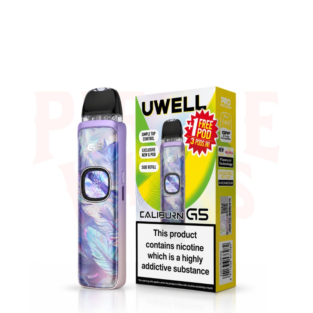 Uwell Caliburn G5 Pod Vape Kit Box