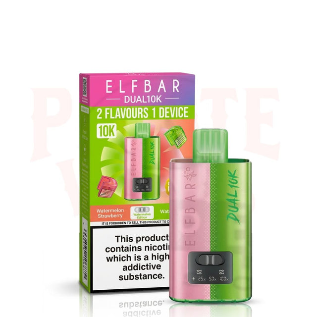 Watermelon Edition Elf Bar Dual 10K Puffs Prefilled Pod Kit