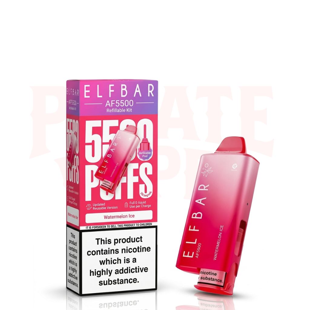 Watermelon Ice Elf Bar AF5500 Prefilled Pod Kit
