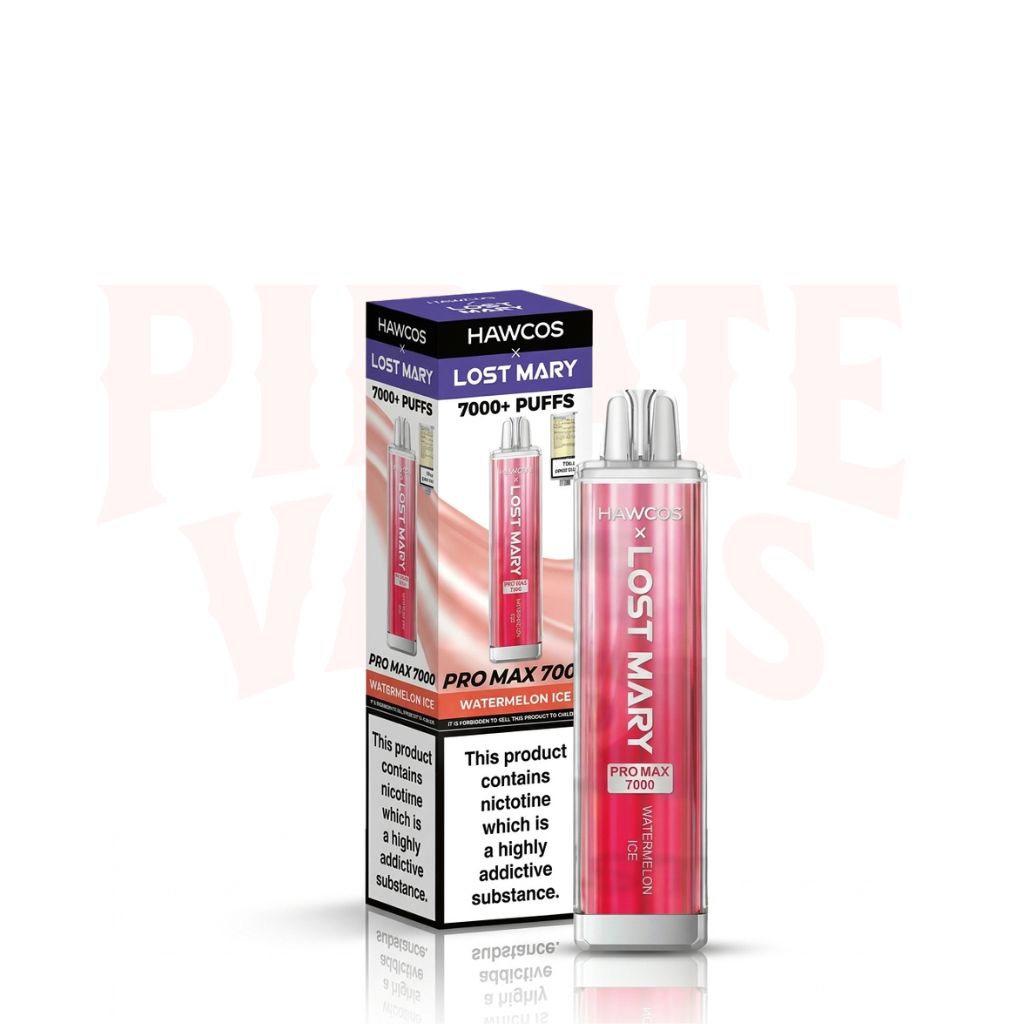 Watermelon Ice HAWCOS X Lost Mary Pro Max 7K Vape Kit