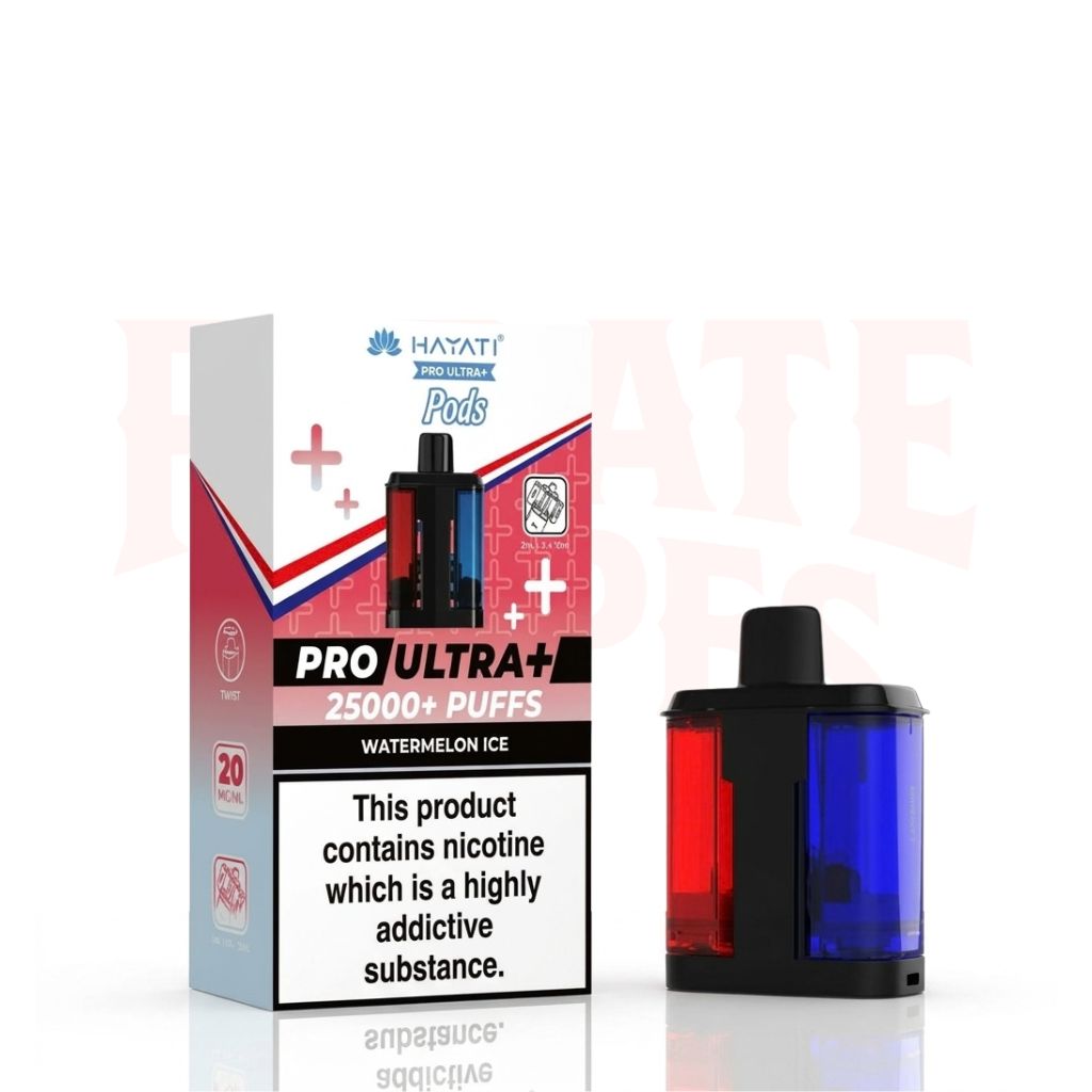 Watermelon Ice Hayati Pro Ultra Plus 25000 Prefilled Pods