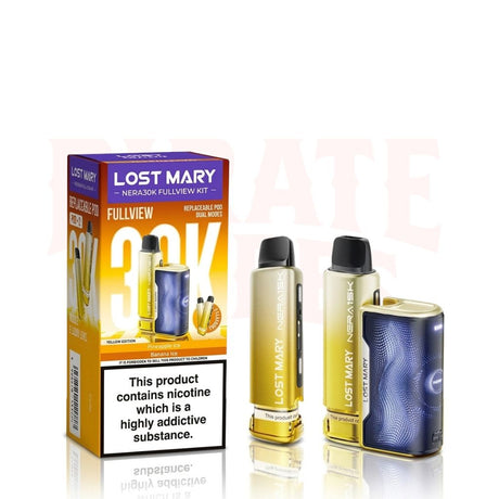 Yellow Edition Lost Mary Nera 30K Puffs Fullview Pod Kit