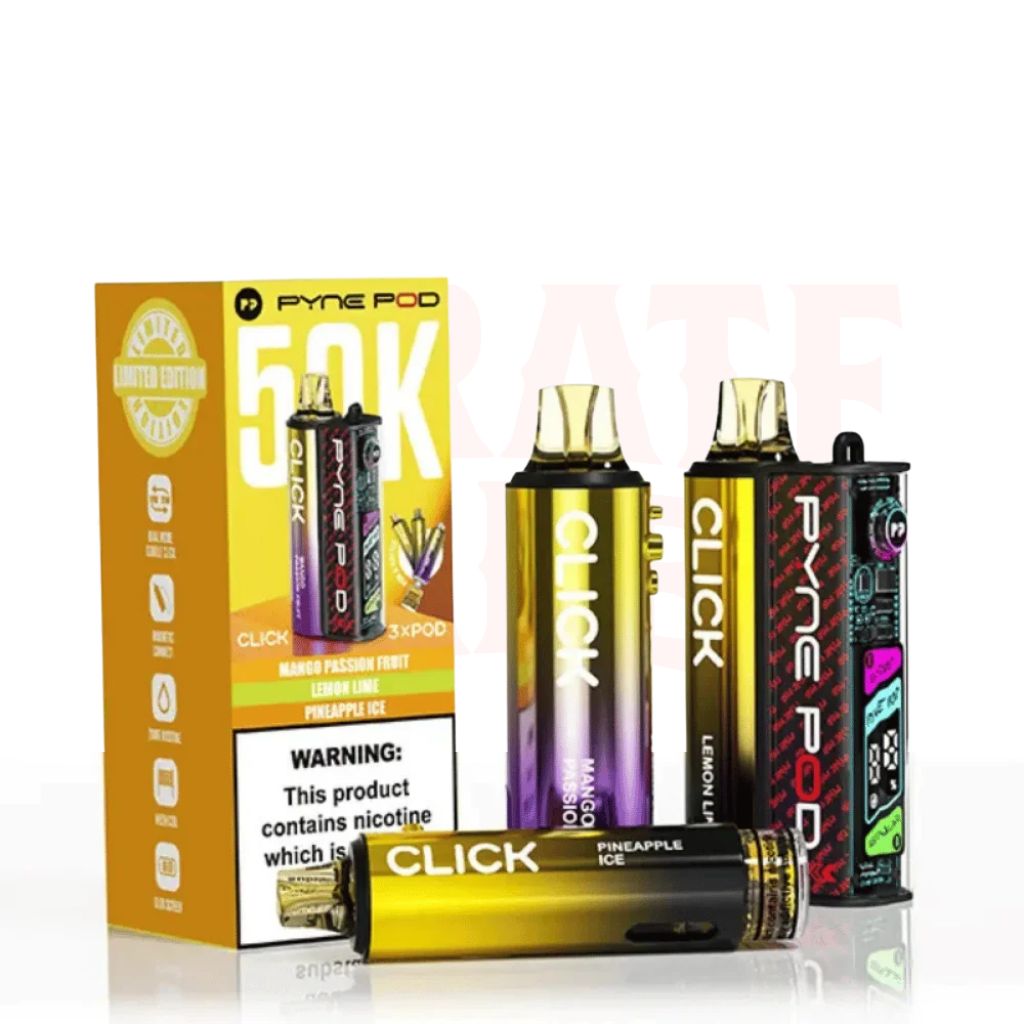 Yellow Edition Pyne Pod Click 50K Vape Kit