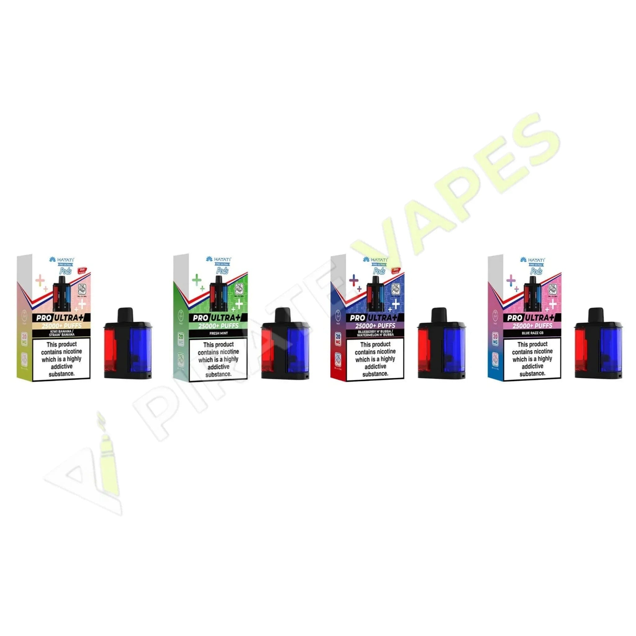 Hayati Pro Ultra Plus 25000 Prefilled Replacement Pods