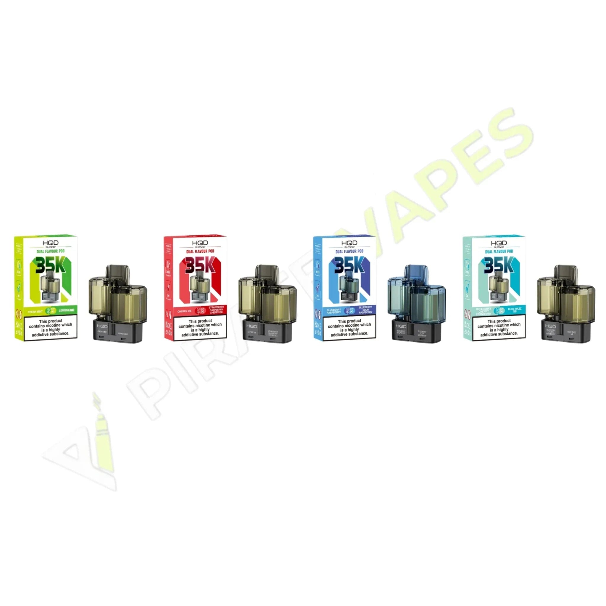 HQD Glow Air 35K Prefilled Refill Pods