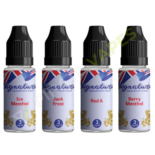 Signature 10ml E-Liquid Nic Salts